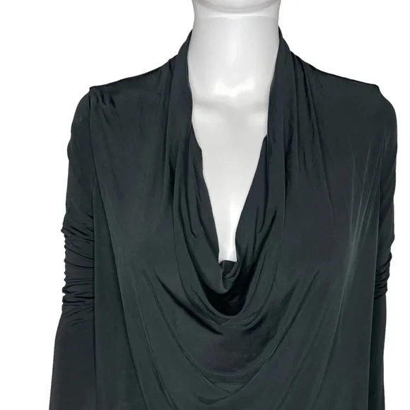 ALLSAINTS Amei LS Drape Neck Dress S
